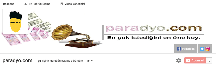 youtube paradyo 10 abone