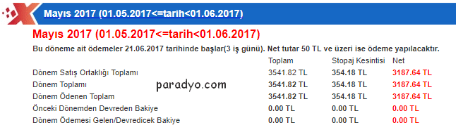 xticaret paradyo mayıs 2017