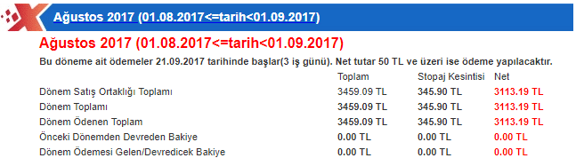 xticaret paradyo ağustos 2017